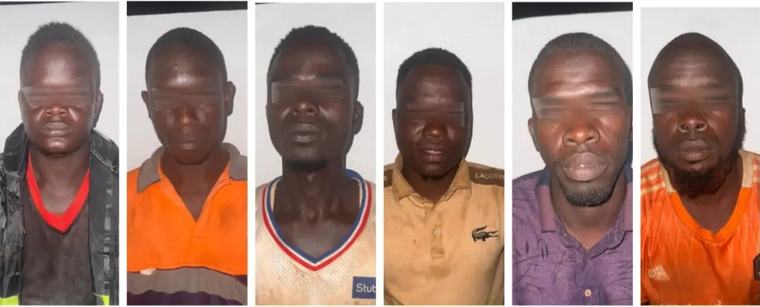 Orpaillage illégal : six suspects interpellés dans le Hambol lors de l’opération « Filet Vert du Nord »